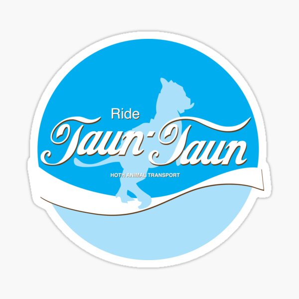 Ride TaunTaun Sticker