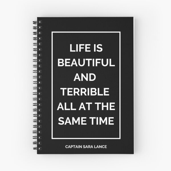 Item preview, life is beautiful - sara lance quote - legends of tomorrow designed and sold by LoseL.