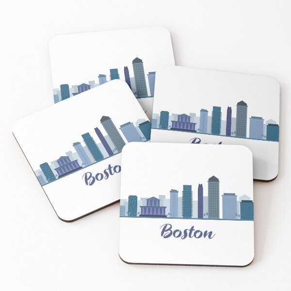 Artikelvorschau, Skyline von Boston entworfen und verkauft von YuliyaR.
