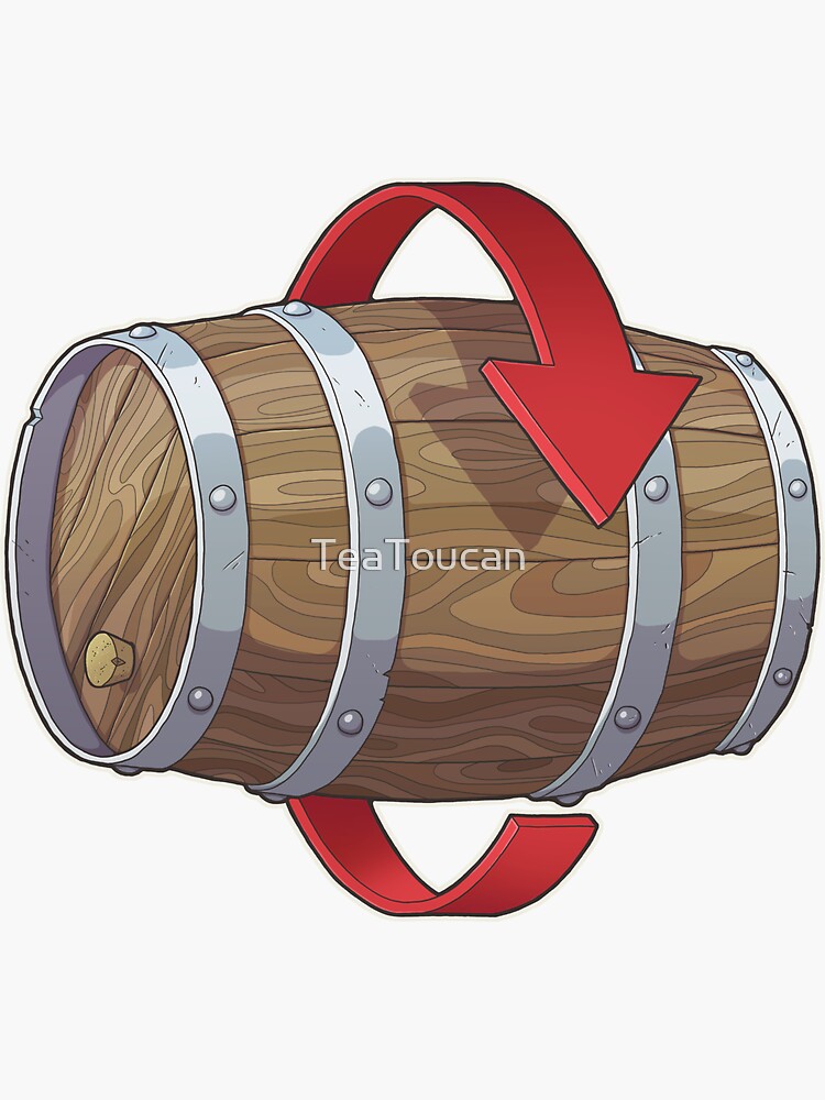 do a barrell roll Sticker for Sale by Sinovius