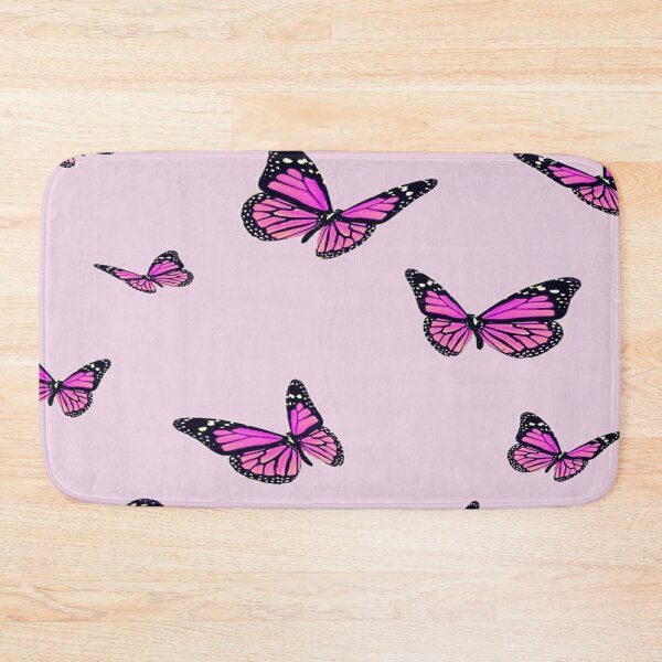 Item preview, pink butterflies designed and sold by sqftv.