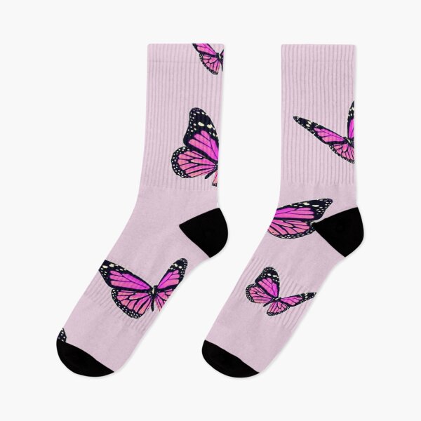 Item preview, pink butterflies designed and sold by sqftv.