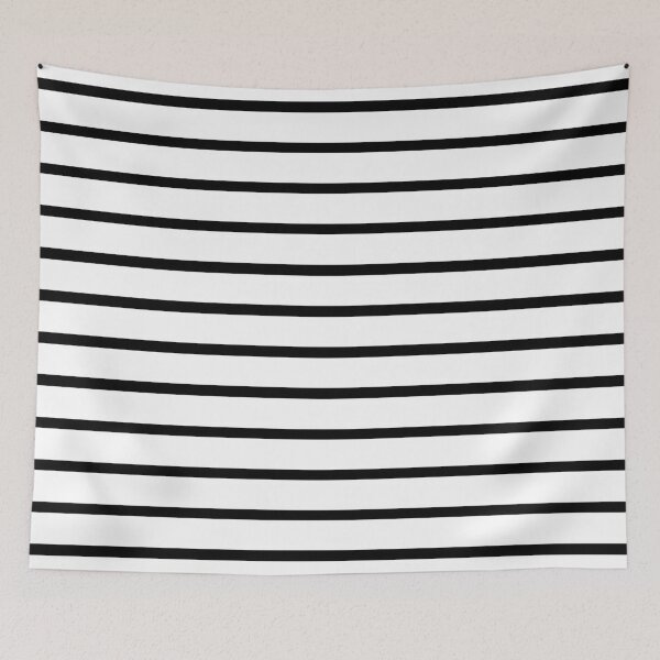 Item preview, Black and white lines pattern designed and sold by hexdecor.