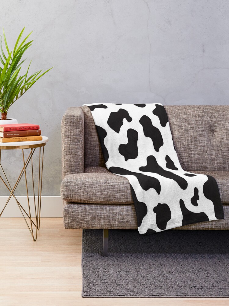 "cow print" Throw Blanket for Sale by sqftv Redbubble
