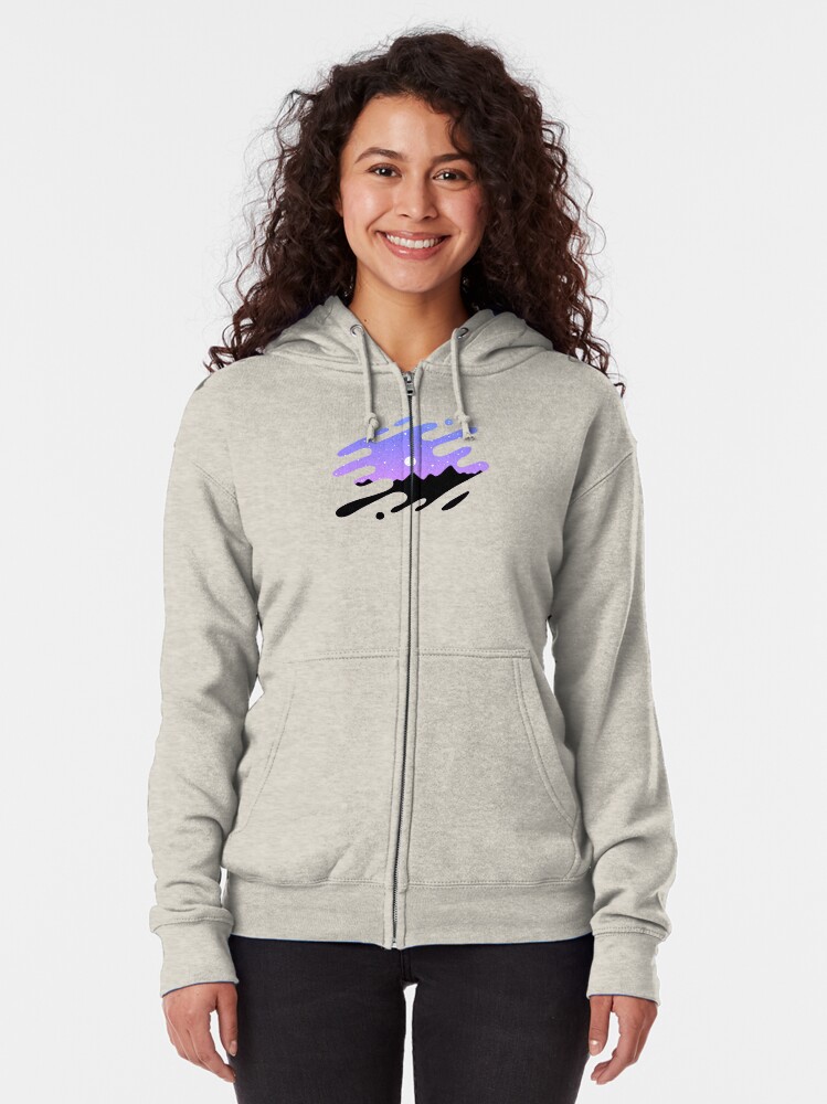 paint spill galaxy hoodie
