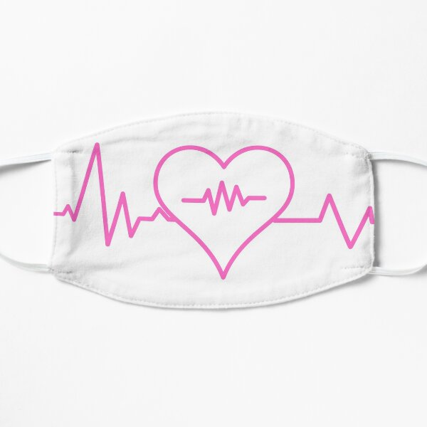 Download Heartbeat Svg Face Masks Redbubble PSD Mockup Templates