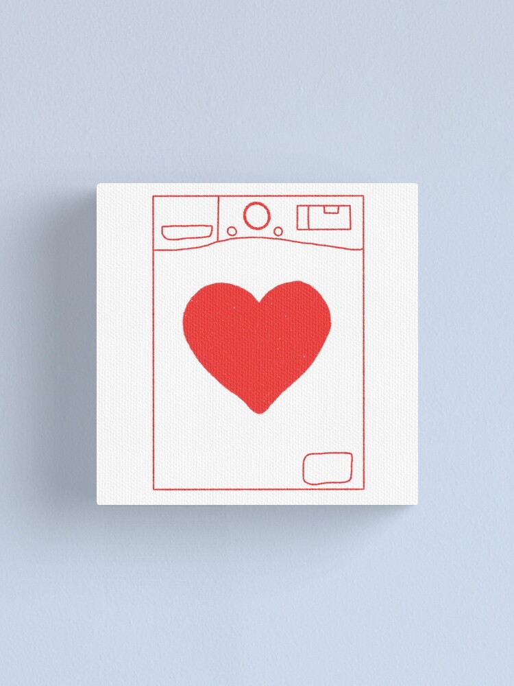 Washing Machine Heart Mitski Canvas Print By Quinnhealy69 Redbubble