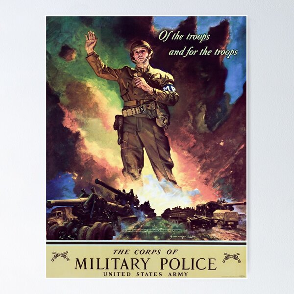 Item preview, The Corps Of Military Police - WW2 Recruiting - 1942 designed and sold by warishellstore.
