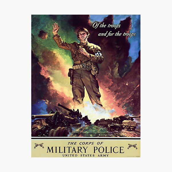 Item preview, The Corps Of Military Police - WW2 Recruiting - 1942 designed and sold by warishellstore.