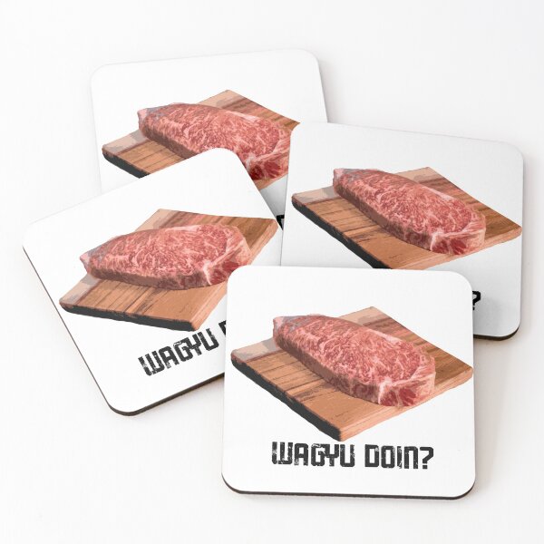Item preview, Wagyu Beef: "Wagyu doin?" designed and sold by BeardandBeauty.