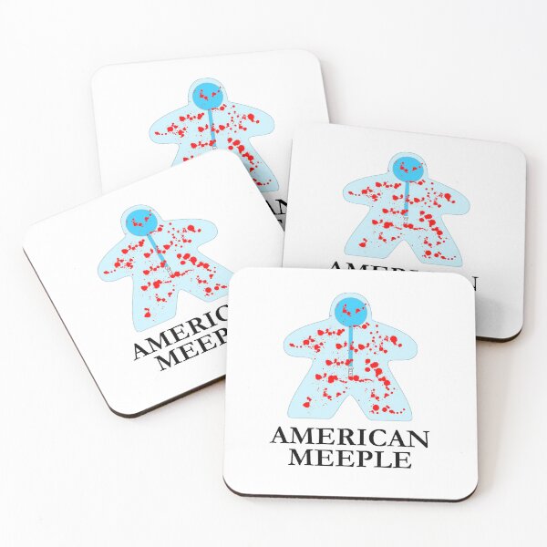 Item preview, MEEPLE - AMERICAN MEEPLE designed and sold by SifRants.