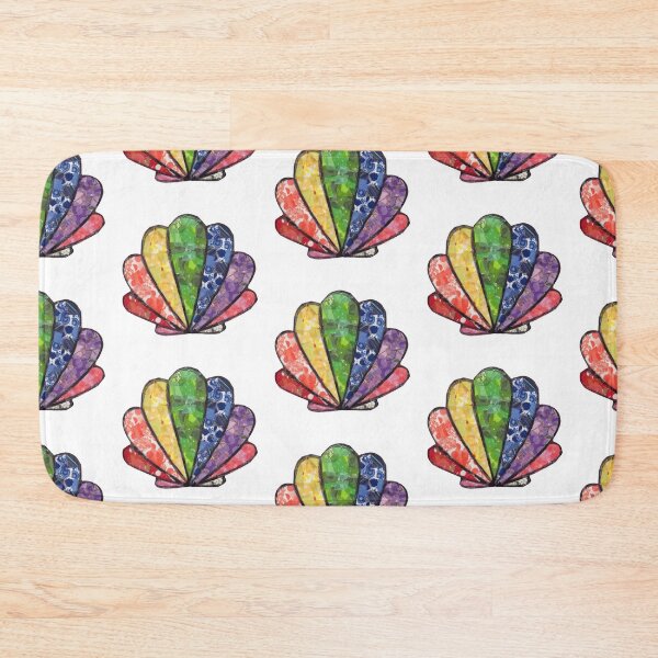 Item preview, Collage Rainbow Seashell designed and sold by bellamells.