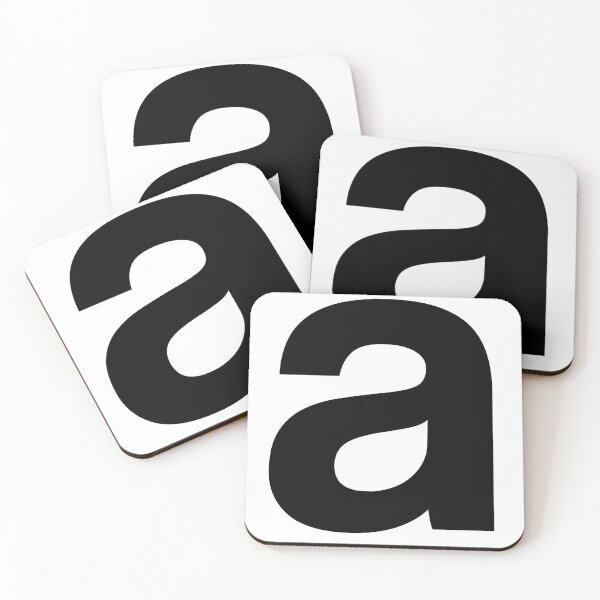 Item preview, letter A english black lowercase designed and sold by cheetomask.