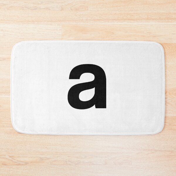 Item preview, letter A english black lowercase designed and sold by cheetomask.