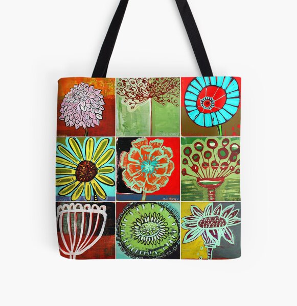 Big Bloomers 1 All Over Print Tote Bag