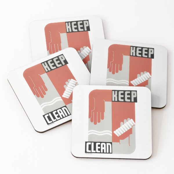 Item preview, Keep Clean - Healthcare WPA Print - Circa 1937 designed and sold by warishellstore.