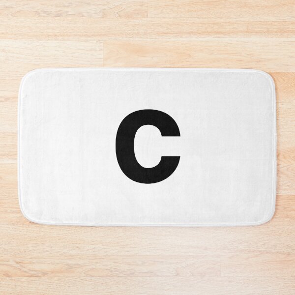 Item preview, letter C english black lowercase designed and sold by cheetomask.