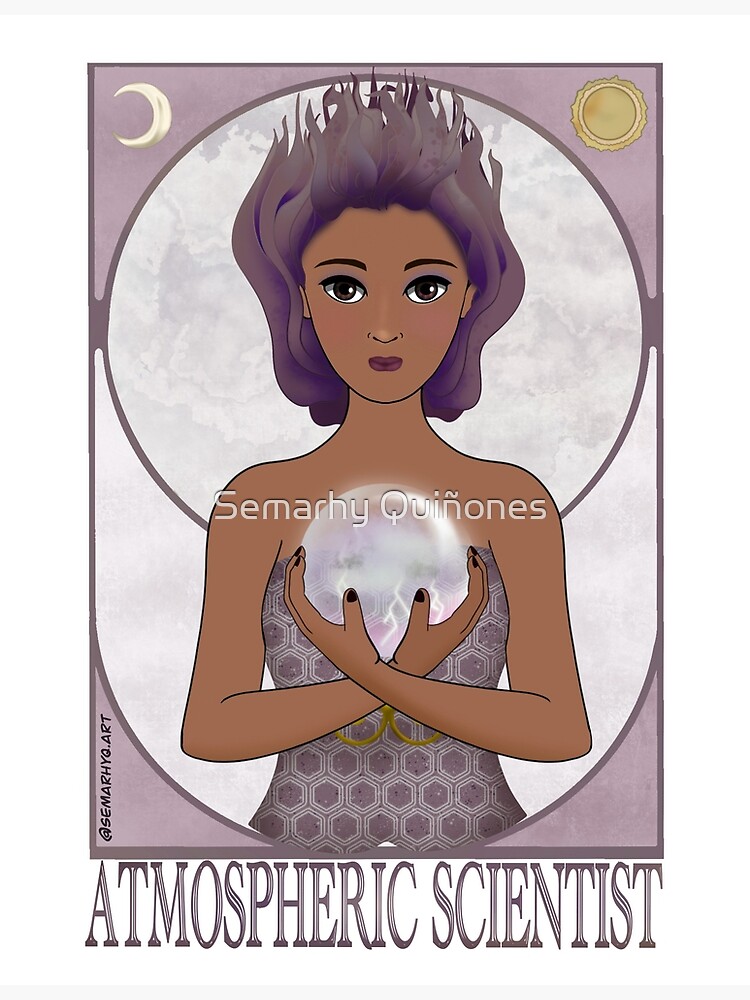 Atmospheric Scientist (SciArt Nouveau) by semarhy