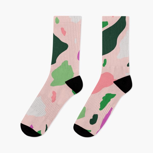 Item preview, Pinks, fuchsia, coral, greens Terrazo designed and sold by GraphicsbyNel.