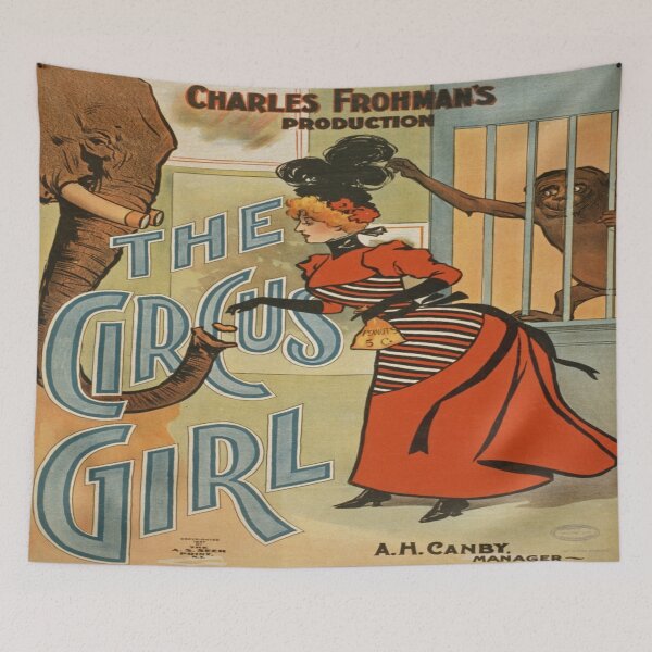 Item preview, Vintage Circus Girl Poster designed and sold by Slydell1.