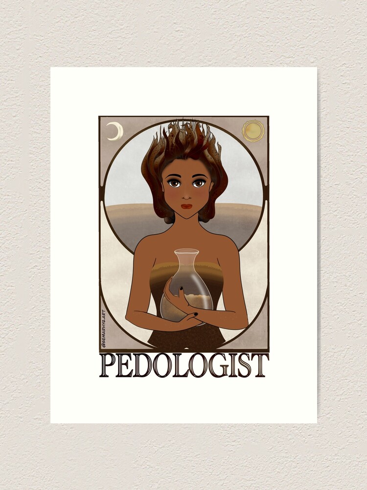 Alternate view of Pedologist (SciArt Nouveau) Art Print