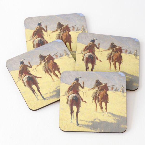 Item preview, Frederic Remington - The Parley designed and sold by Impressionist Masters.