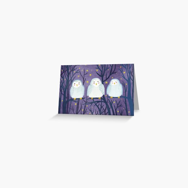 Owls Greeting Card
