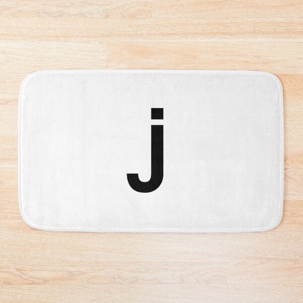 Item preview, letter J english black lowercase designed and sold by cheetomask.