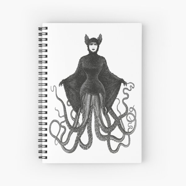 Hybrid Octopus Bat Woman | Hybrids | Hybrid Creatures | Spiral Notebook