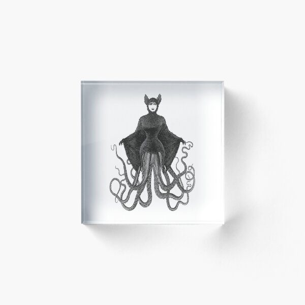 Hybrid Octopus Bat Woman | Hybrids | Hybrid Creatures | Acrylic Block