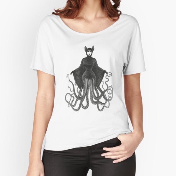 Hybrid Octopus Bat Woman | Hybrids | Hybrid Creatures | Relaxed Fit T-Shirt