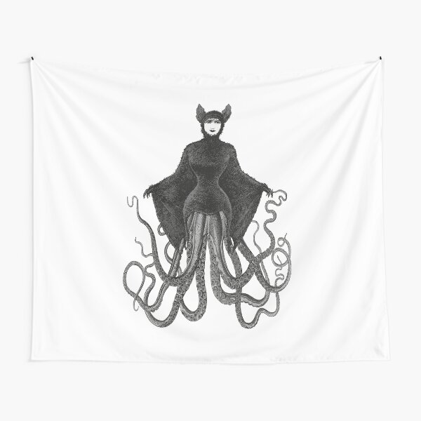Hybrid Octopus Bat Woman | Hybrids | Hybrid Creatures | Tapestry