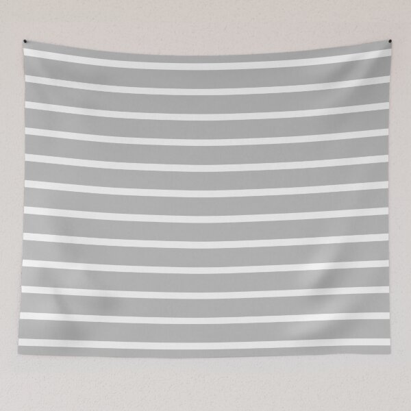 Item preview, Gray horizontal lines pattern designed and sold by hexdecor.
