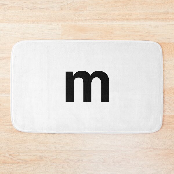 Item preview, letter M english black lowercase designed and sold by cheetomask.