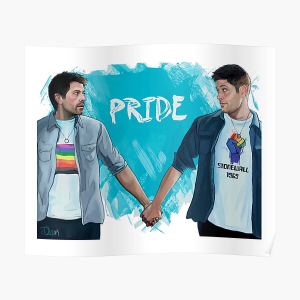 fertig für den Destiel Art Kalender Poster
