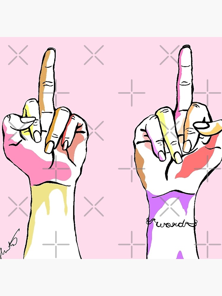 Middle Fingers Up by kelseyghantous