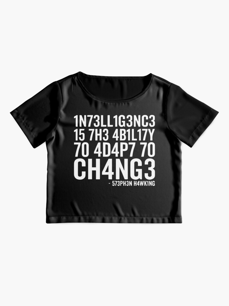 stephen hawking intelligence shirt