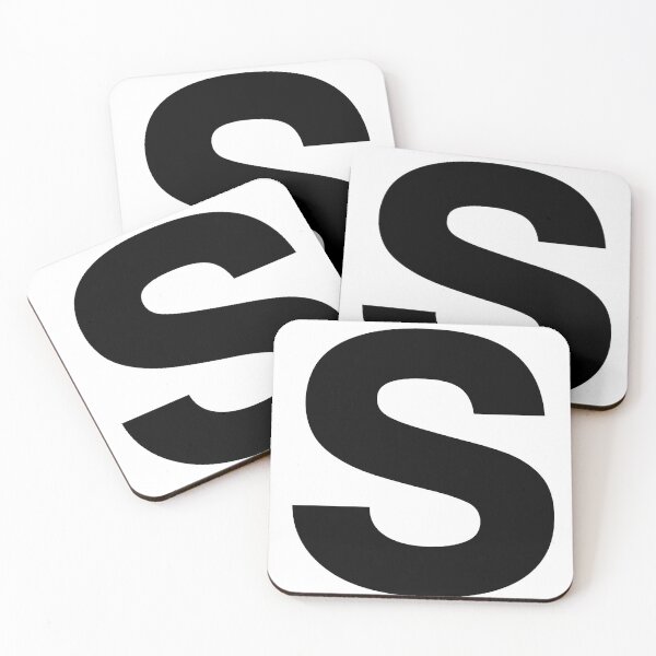 Item preview, letter S english black lowercase designed and sold by cheetomask.