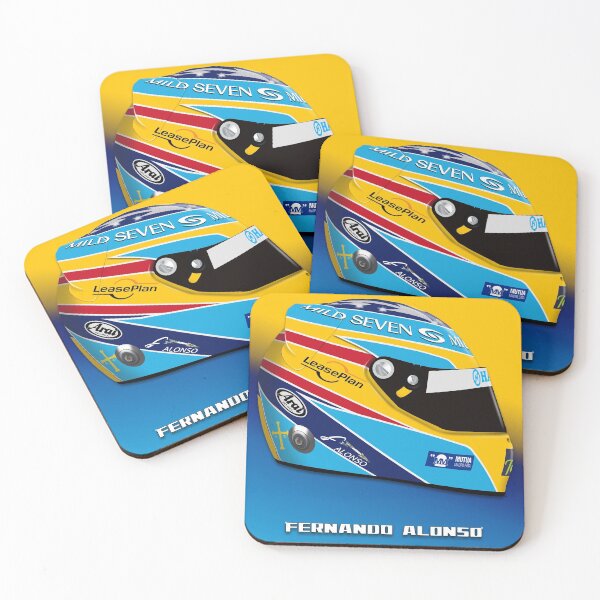Artikelvorschau, Fernando Alonso - 2006 Helm Art Print entworfen und verkauft von JageOwen.