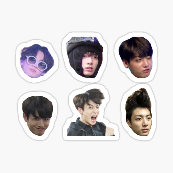 Artikel-Vorschau von Jungkook Gesichter, designt und verkauft von DuckiesKpopCollective.