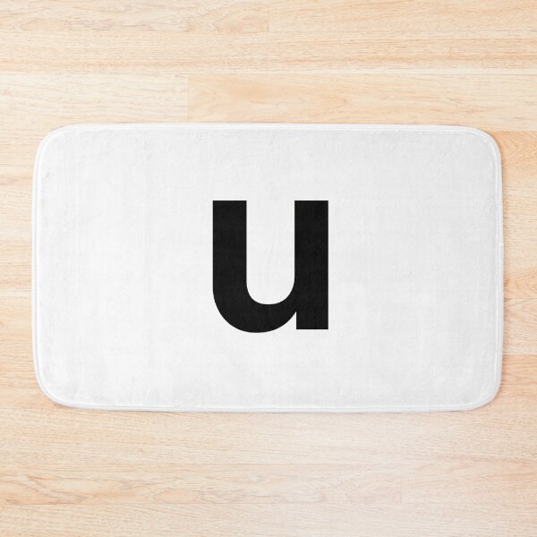 Item preview, letter U english black lowercase designed and sold by cheetomask.