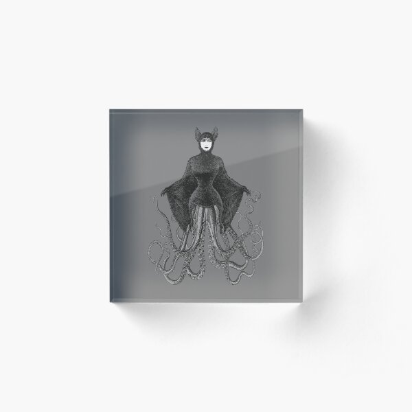 Hybrid Octopus Bat Woman | Hybrids | Hybrid Creatures | Acrylic Block