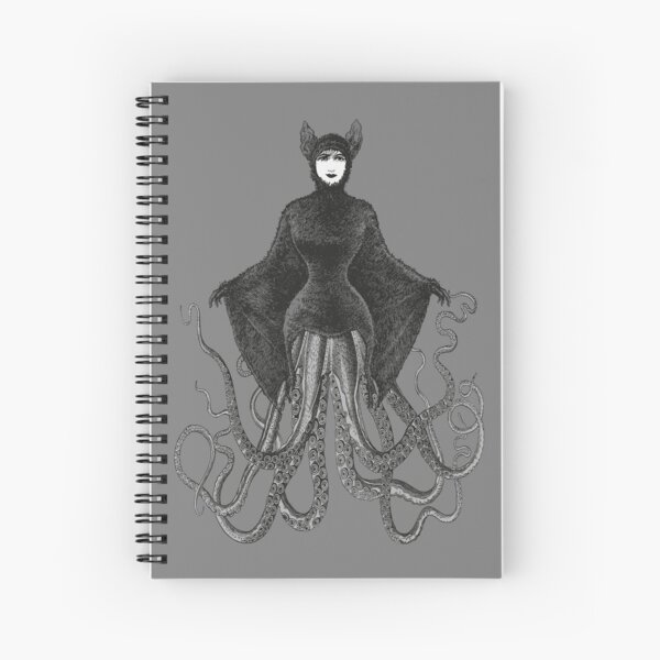 Hybrid Octopus Bat Woman | Hybrids | Hybrid Creatures | Spiral Notebook