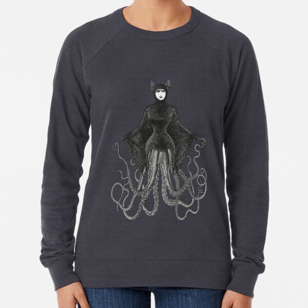 Hybrid Octopus Bat Woman | Hybrids | Hybrid Creatures | Lightweight Sweatshirt