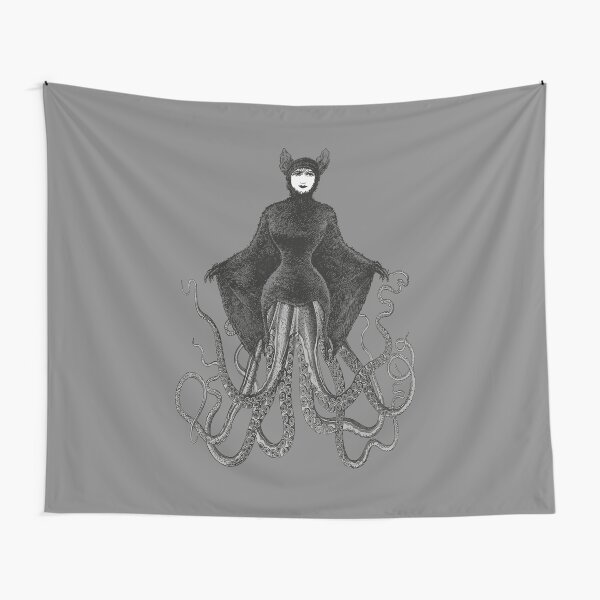 Hybrid Octopus Bat Woman | Hybrids | Hybrid Creatures | Tapestry