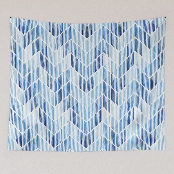 Item preview, Blue Chevron designed and sold by Janet Towbin.