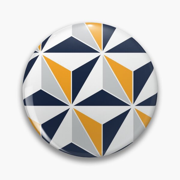 Item preview, Triangle Texture Pattern 003 - Blue Yellow White Gray designed and sold by AmpersandCuster.
