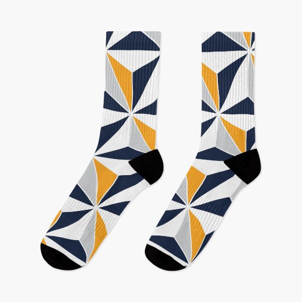 Item preview, Triangle Texture Pattern 003 - Blue Yellow White Gray designed and sold by AmpersandCuster.
