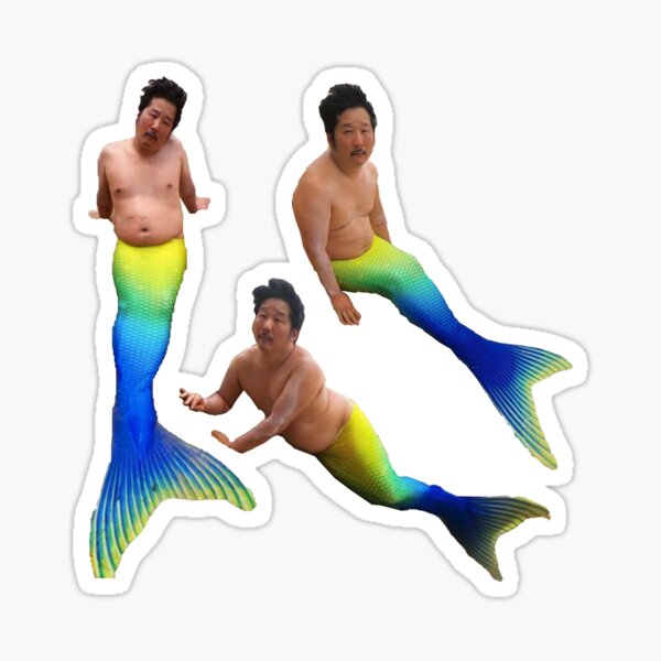 Mermaid Bobby Lee Original Sticker