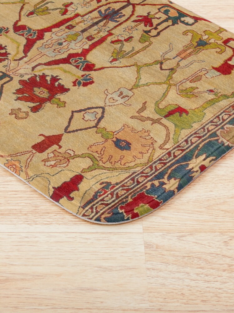"Heriz Antique Persian Rug Print" Bath Mat for Sale by bragova Redbubble